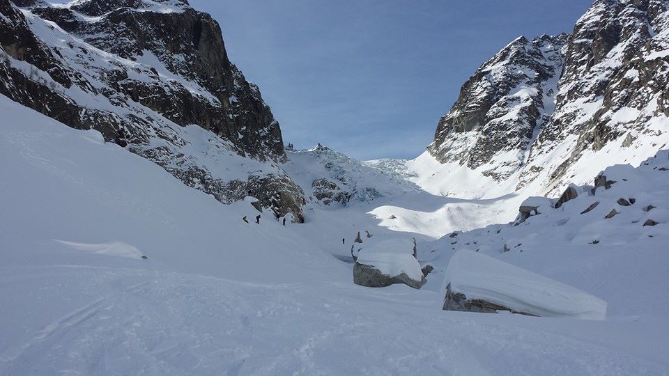 Héliski/Glacier de Saleinaz